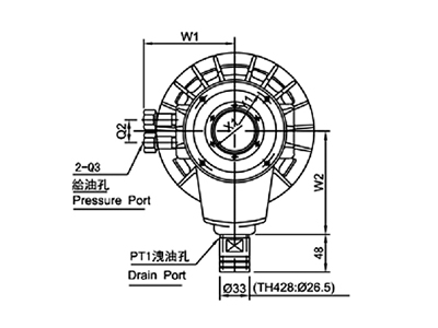 KJH 中空型回转油缸